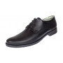 Pantofi barbati, model casual din piele naturala, negru box  859N